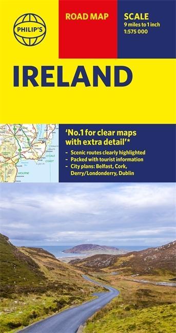 Pubblicazioni cartacee Philip's Ireland Road Map Philip's Maps