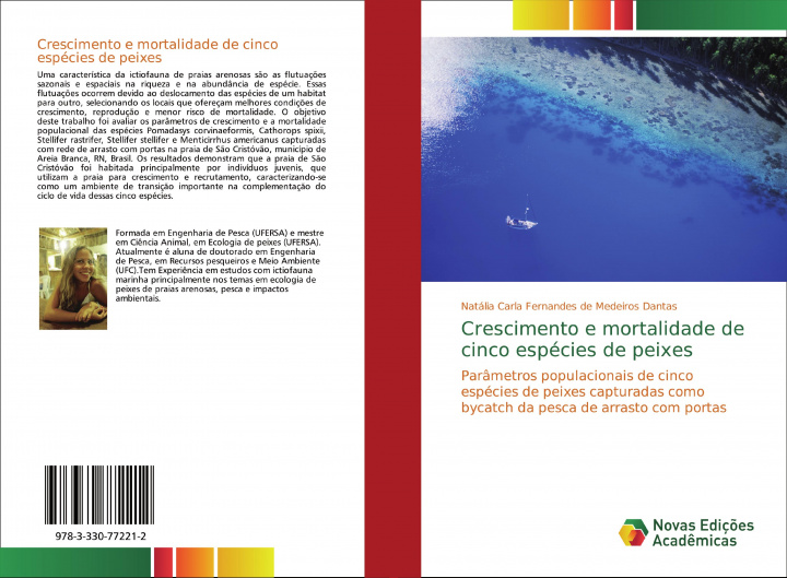 Książka Crescimento e mortalidade de cinco especies de peixes Natalia Carla Fernandes de Mede Dantas