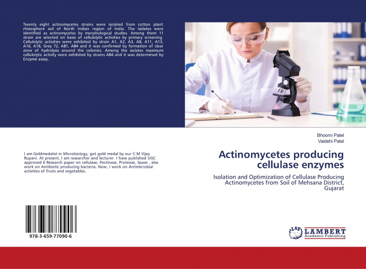 Книга Actinomycetes producing cellulase enzymes Bhoomi Patel