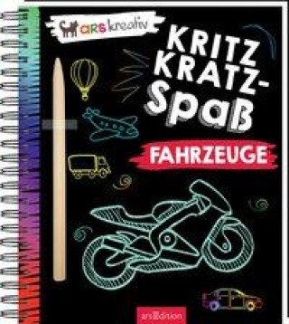 Carte Kritzkratz-Spaß Fahrzeuge 