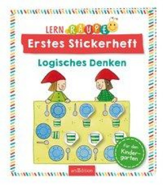 Könyv Lernraupe - Erstes Stickerheft - Logisches Denken Angela Wiesner