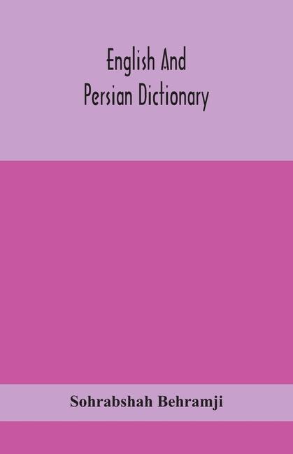 Kniha English and Persian dictionary 