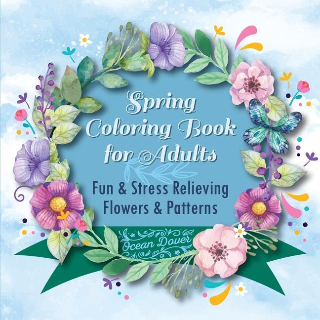 Kniha Spring Coloring Book for Adults 