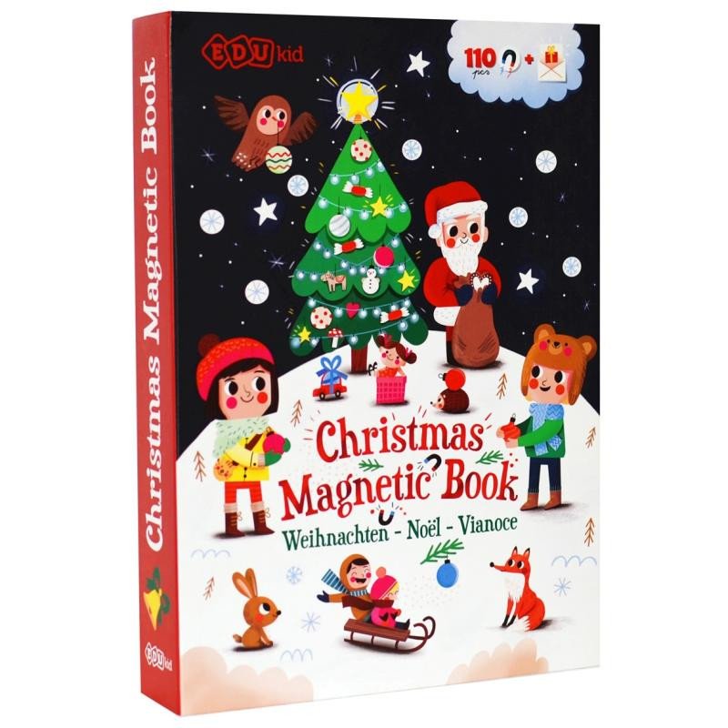 Książka Magnetická kniha Vánoce / Christmas Magnetic Book 