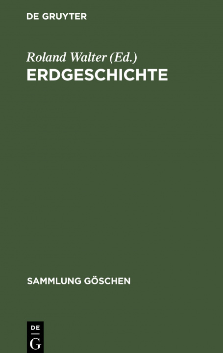 Book Erdgeschichte Roland Walter