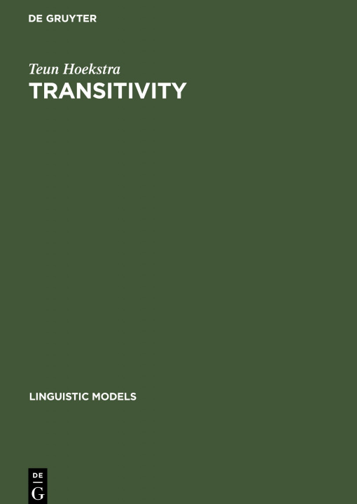 Kniha Transitivity Teun Hoekstra