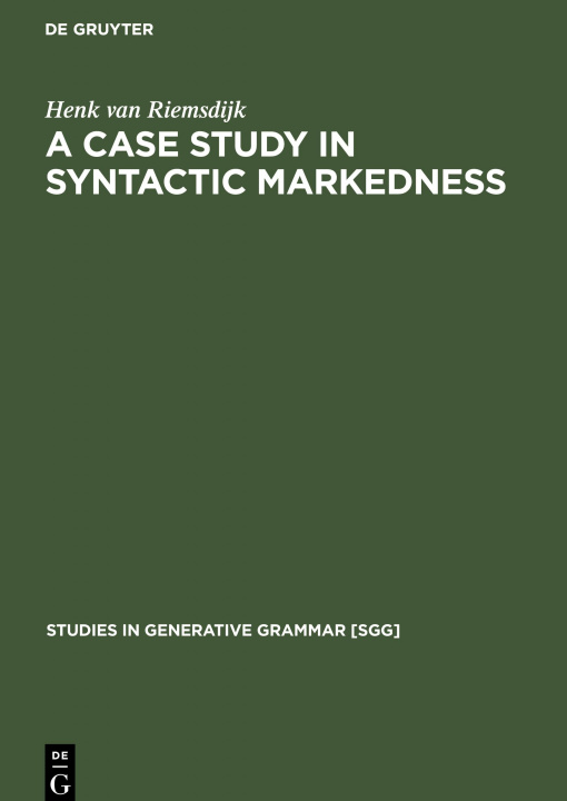 Boek case study In syntactic markedness Henk Van Riemsdijk
