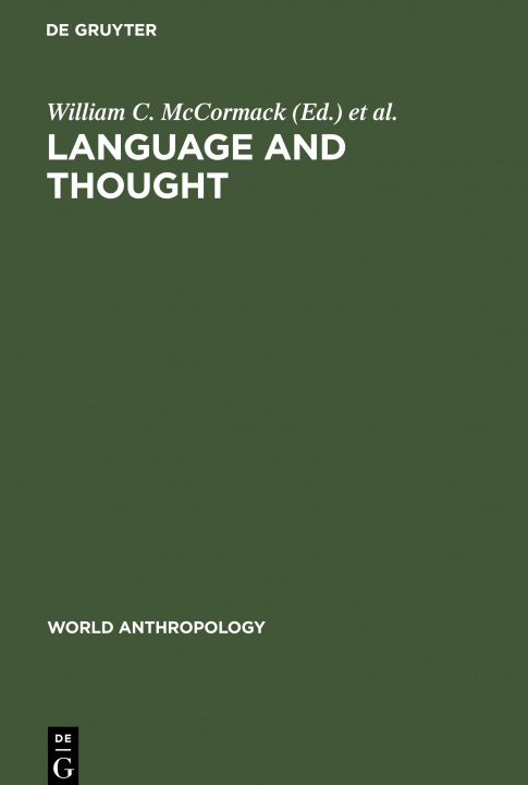 Knjiga Language and Thought Stephen A. Wurm