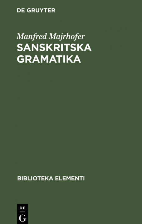 Könyv Sanskritska Gramatika 