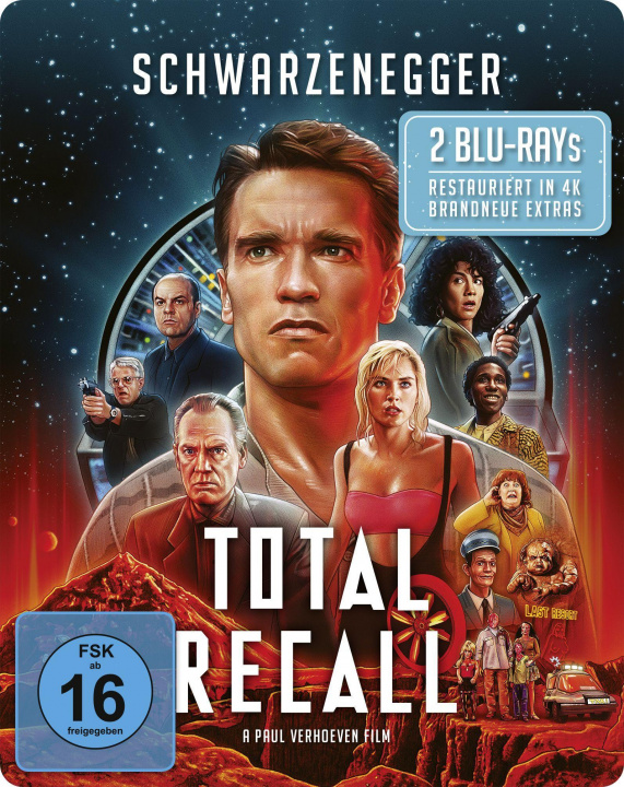 Videoclip Total Recall - Uncut. Limited Steelbook Edition Arnold Schwarzenegger
