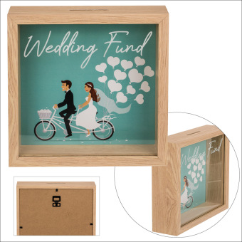 Igra/Igrača Holz-Spardose Hochzeitskasse 
