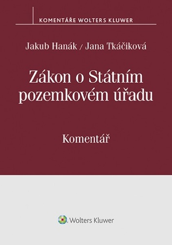 Book Zákon o Státním pozemkovém úřadu Jakub Hanák