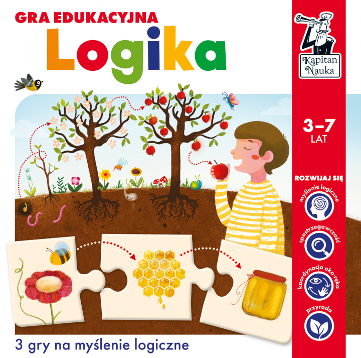 Аудио Gra edukacyjna Logika Kapitan Nauka 