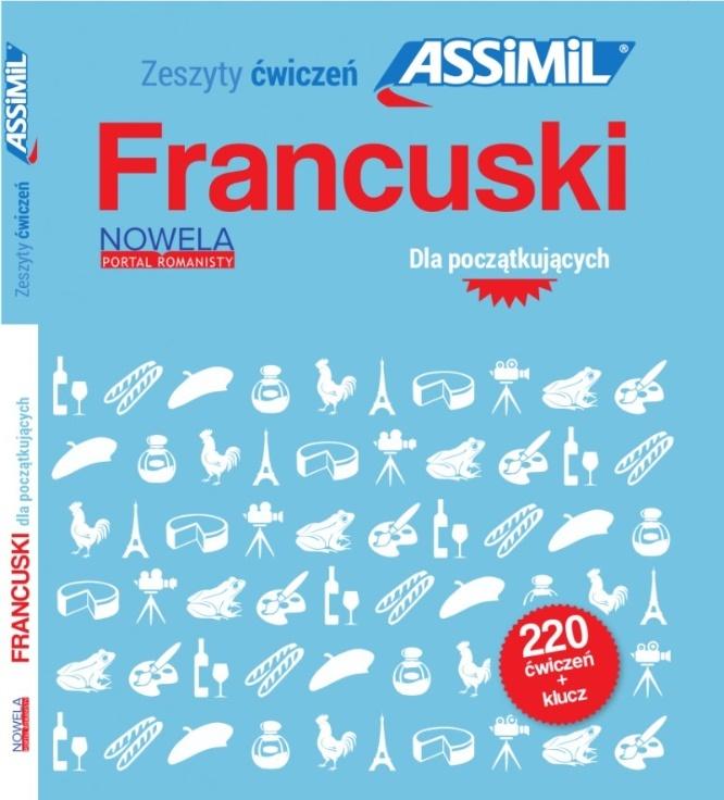 Kniha Francuski dla początkujących 220 ćwiczeń + klucz Demontrond-Box Estelle