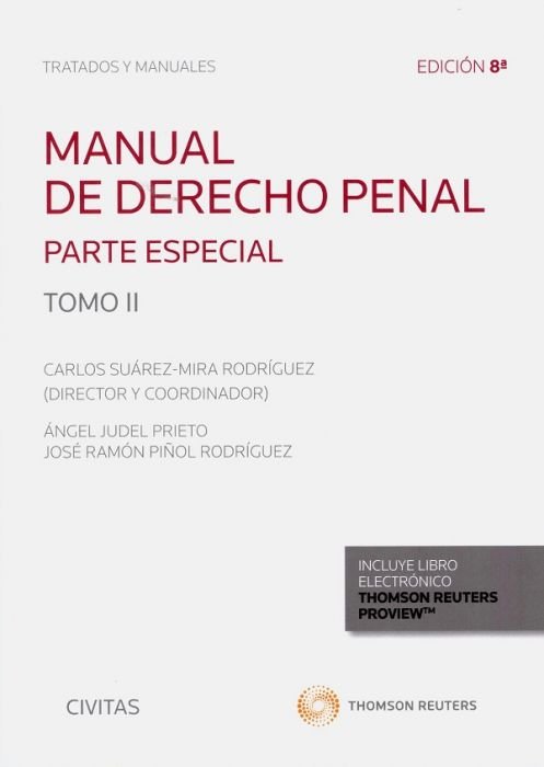 Книга Manual de derecho penal Judel Prieto