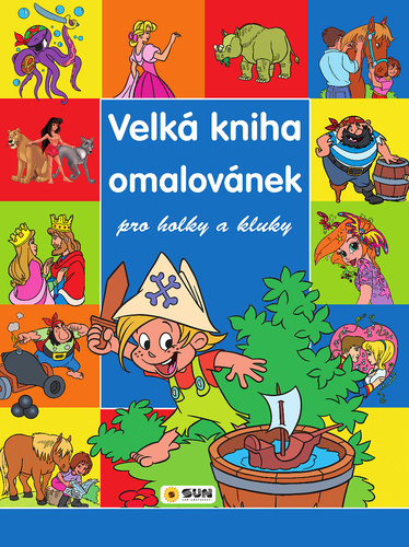 Książka Velká kniha omalovánek pro holky a kluky 