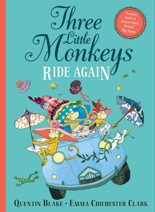 Книга Three Little Monkeys Ride Again Quentin Blake