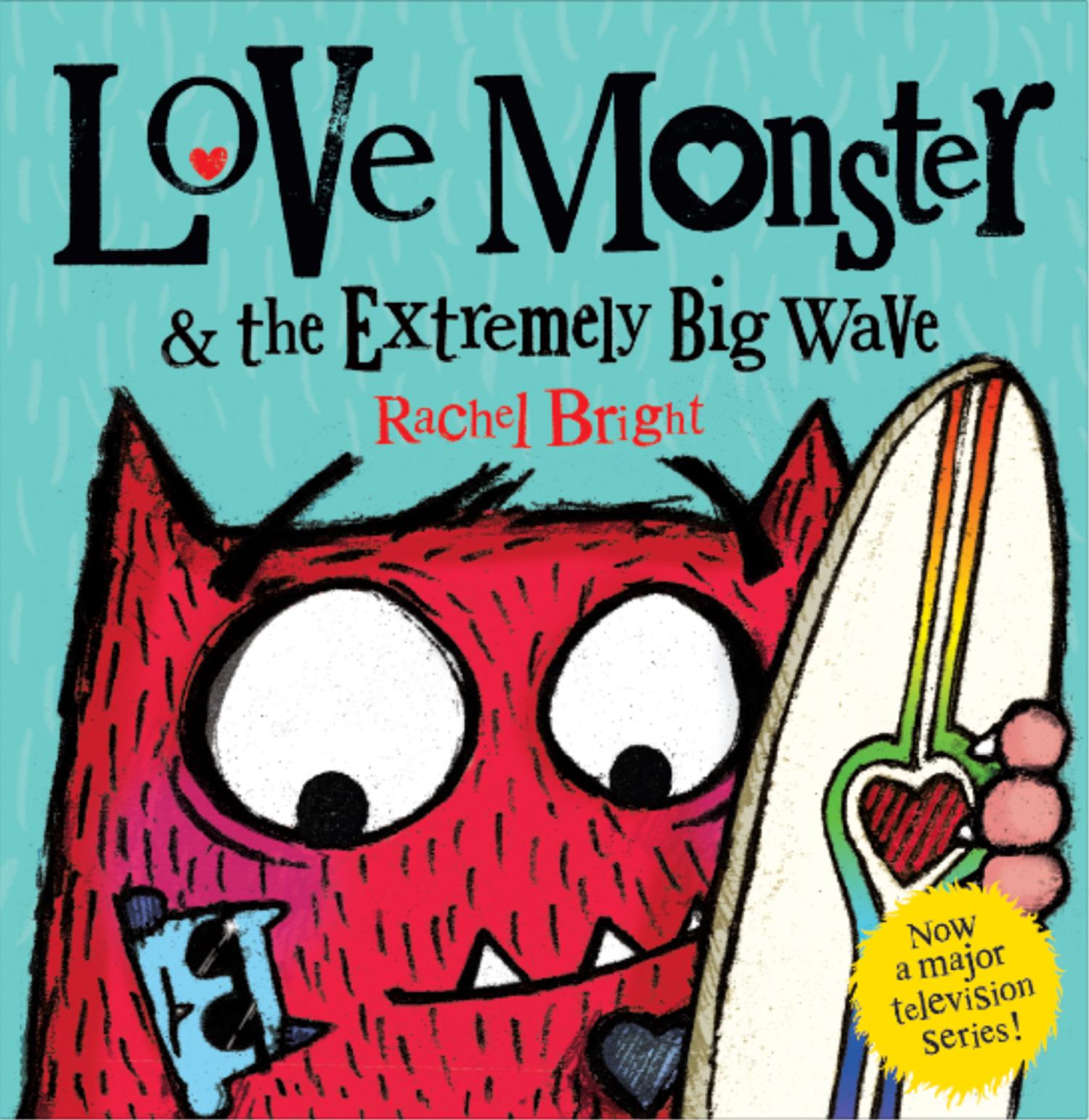 Carte Love Monster and the Extremely Big Wave Rachel Bright