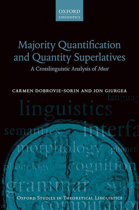 Livro Majority Quantification and Quantity Superlatives Dobrovie-Sorin