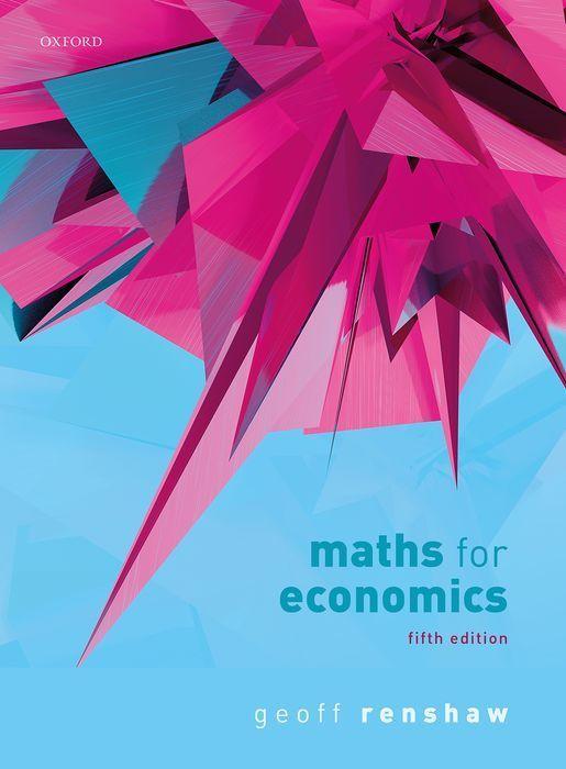 Könyv Maths for Economics GEOFF RENSHAW