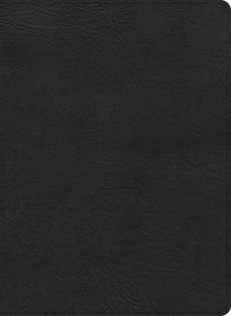 Book CSB Single-Column Wide-Margin Bible, Black Leathertouch 