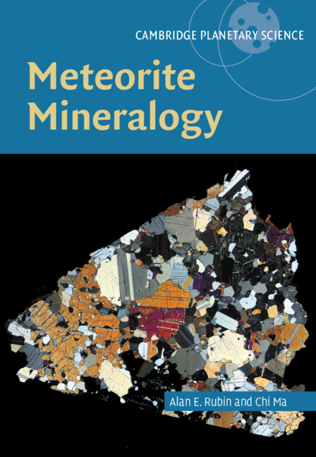 Carte Meteorite Mineralogy RUBIN  ALAN