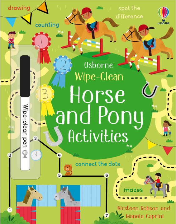 Книга Wipe-Clean Horse and Pony Activities Anna Milbourne