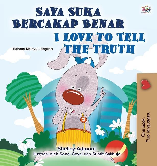 Kniha I Love to Tell the Truth (Malay English Bilingual Children's Book) Kidkiddos Books