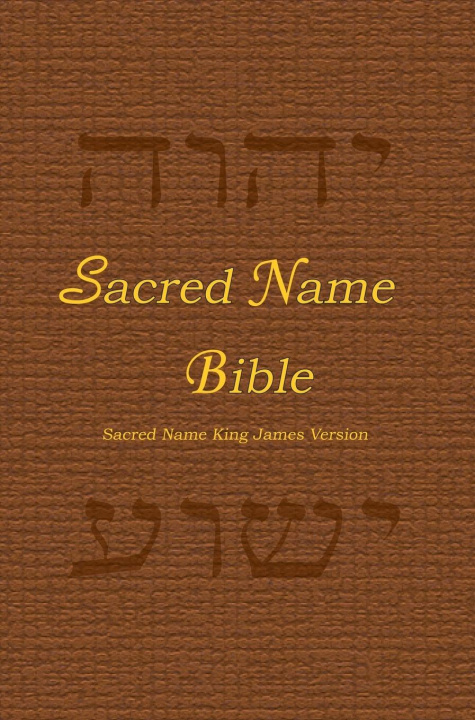 Book Sacred Name Bible 