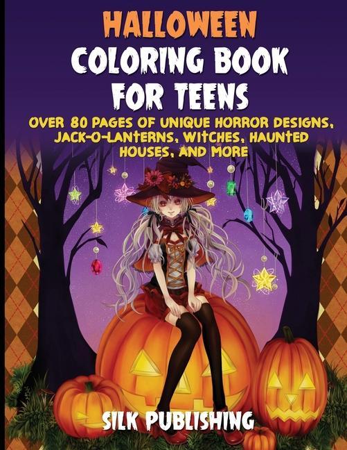 Книга Halloween Coloring Book For Teens 