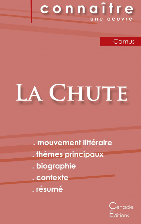 Könyv Fiche de lecture La Chute de Albert Camus (analyse litteraire de reference et resume complet) 