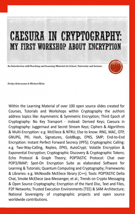 Kniha My first Workshop about Encryption & Cryptography [Pocketbook] Michael Klein