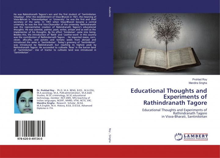 Libro Educational Thoughts and Experiments of Rathindranath Tagore PROHLAD ROY