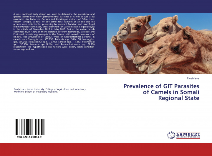 Knjiga Prevalence of GIT Parasites of Camels in Somali Regional State FARAH ISSE