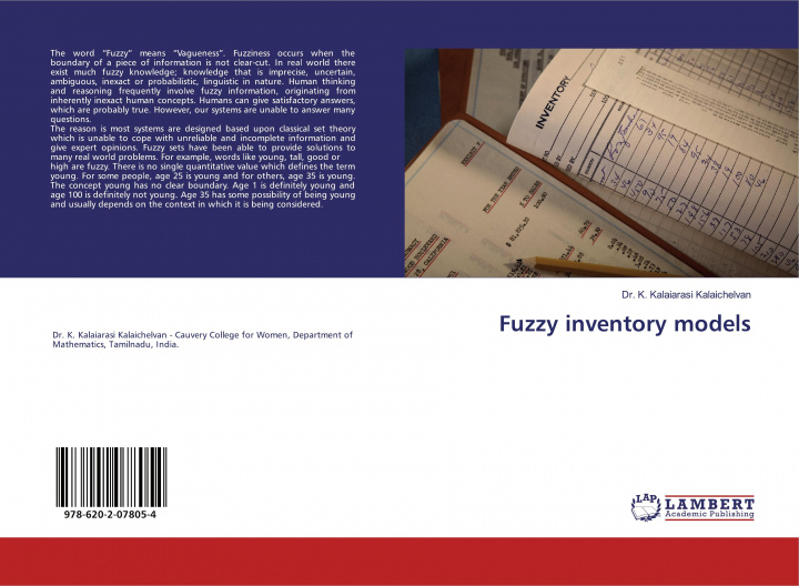 Knjiga Fuzzy inventory models DR. K. KALAICHELVAN