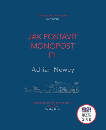 Book Jak postavit monopost F1 Adrian Newey