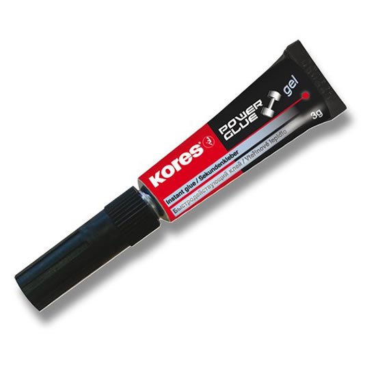 Papírszerek Vteřinové lepidlo Kores Power Glue Gel 3 g 