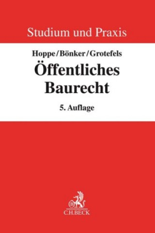Knjiga Öffentliches Baurecht Christian Bönker