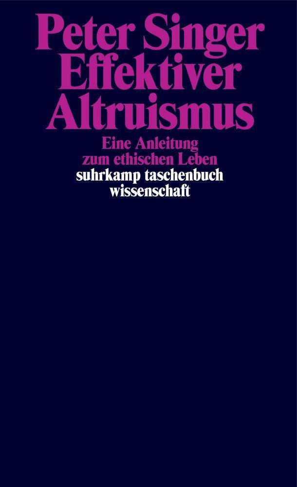 Knjiga Effektiver Altruismus Jan-Erik Strasser