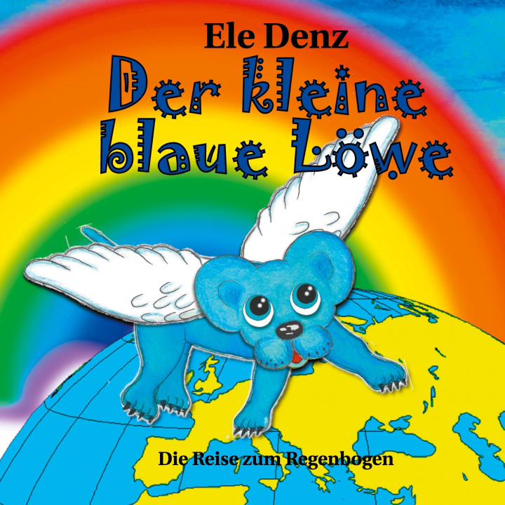 Livro kleine blaue Loewe Ele Denz