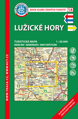 Nyomtatványok KČT 14 Lužické hory 