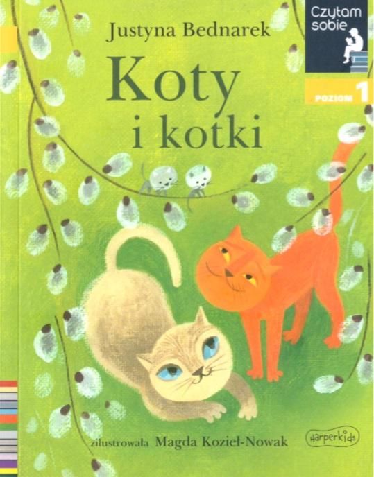 Könyv Koty i kotki. Czytam sobie. Poziom 1 Justyna Bednarek