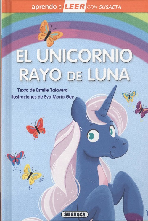 Knjiga El unicornio Rayo de Luna ESTELLE TALAVERA