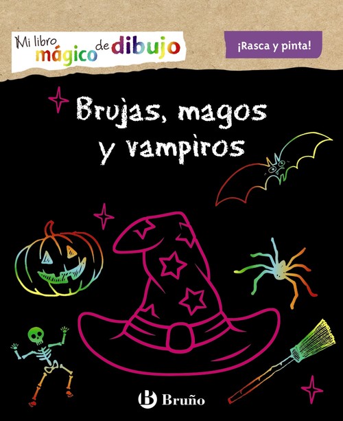 Libro Mi libro mágico de dibujo. Brujas, magos y vampiros 