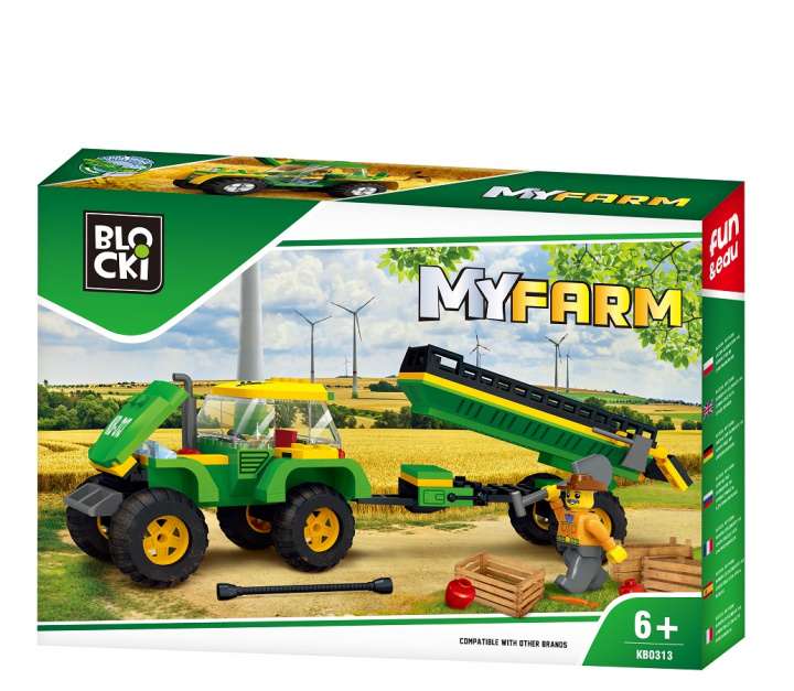 Książka Klocki Blocki MyFarm 164 elementów KB0313 