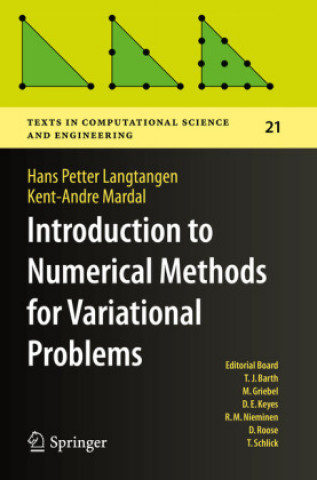 Kniha Introduction to Numerical Methods for Variational Problems Hans Petter Langtangen