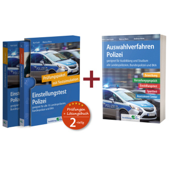 Книга Einstellungstest + Auswahlverfahren Polizei: Sparpaket Marcus Mery