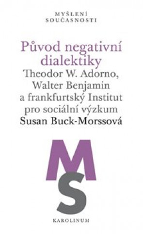 Carte Původ negativní dialektiky Theodor W. Adorno, Walter Benjamin a frankfurtský Institut pro sociální výzkum Buck-Morssová Susan