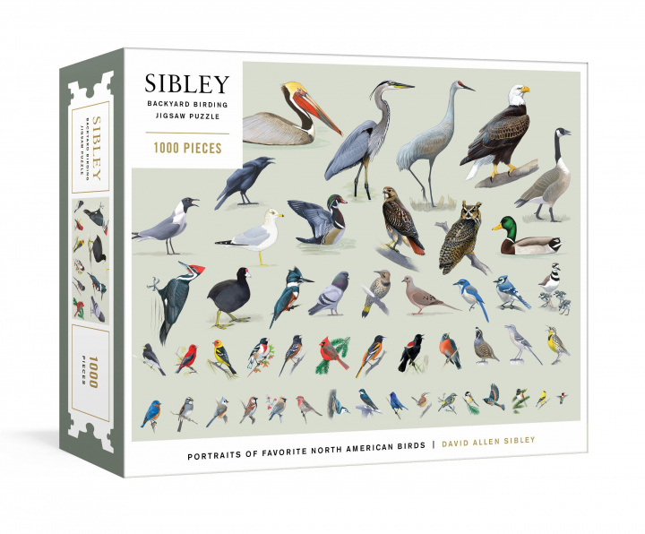 Joc / Jucărie Sibley Backyard Birding Puzzle 