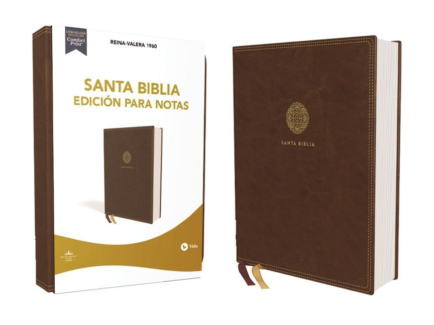 Knjiga Reina Valera 1960 Santa Biblia Edición Para Notas, Leathersoft, Café, Letra Roja Rvr 1960- Reina Valera 1960